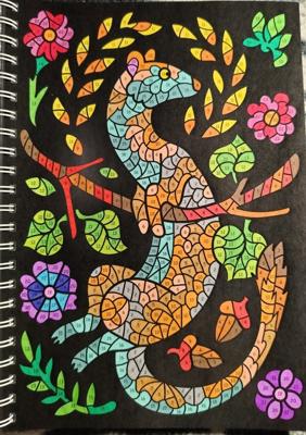 ART ANIMAL STENCILS Color By Number от Misha