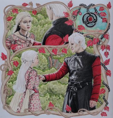 Рейнира и Деймон от Anna Evgenievna