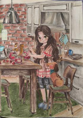 Работа от КраскиРаскраски