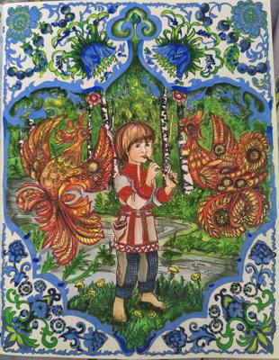 Работа от КраскиРаскраски