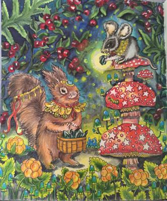 Работа от КраскиРаскраски