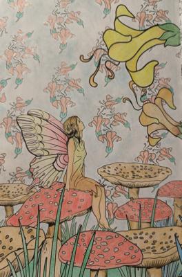 Фея с цветами и гриб от VikaS