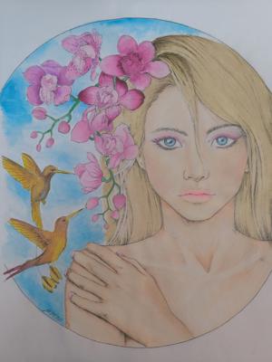 Девушка и калибри от VikaS