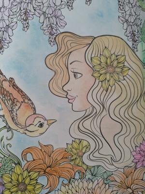 Девушка с птичкой от VikaS