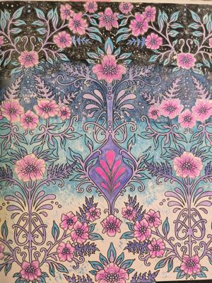 Цветы и узор от VikaS