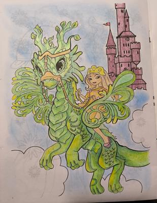 Полет на драконе от VikaS