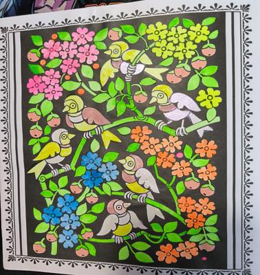 Птички с цветами от VikaS