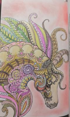 Лошадь и узорами от VikaS