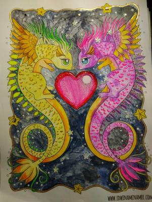 Космические дракончики от VikaS