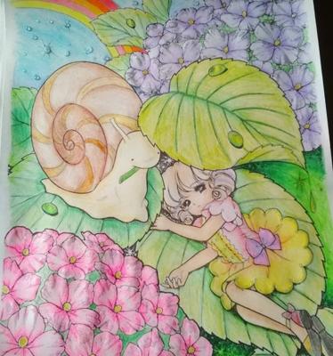 Девочка и улитка от VikaS
