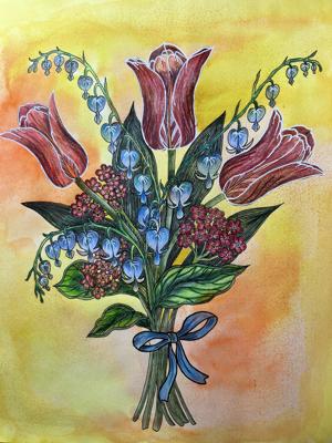 Весенние цветы от Veronicha