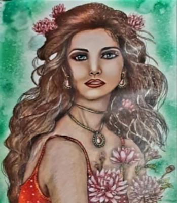 Работа от Incanti color - магия цвета