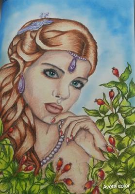 Работа от Incanti color - магия цвета