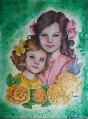 Работа от Incanti color - магия цвета