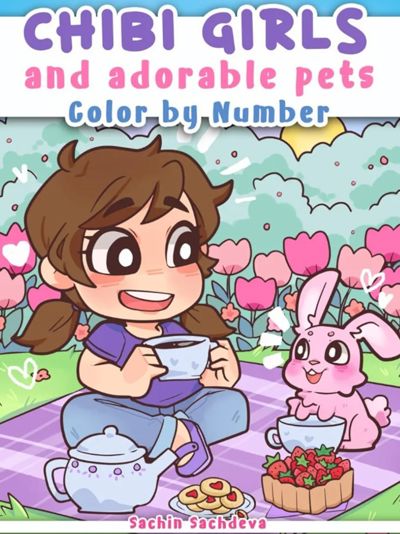 Chibi Girls and Adorable Pets