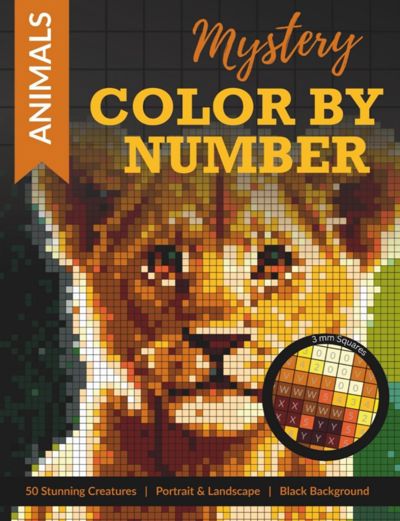 Mystery Color by Number Animals