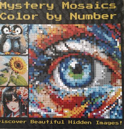 Mystery mosaics. Color by number.