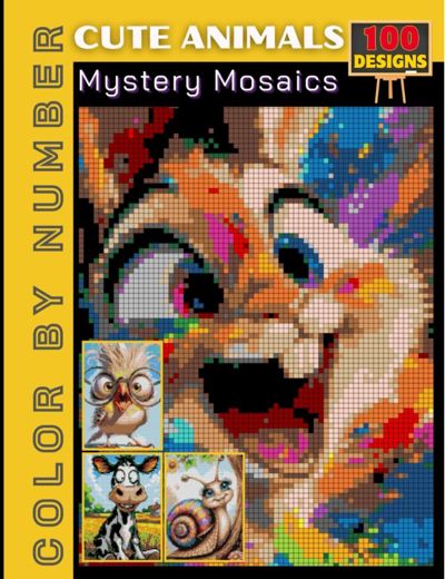 Cute Animal Mystery Mosaics