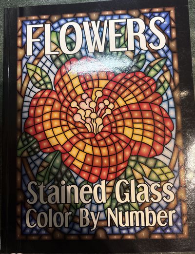 Flowers stained glass