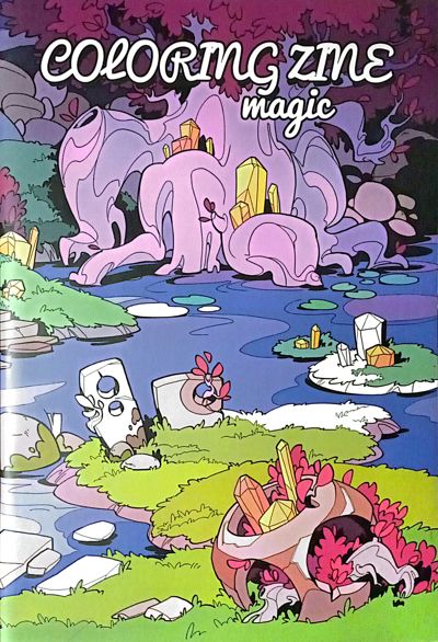 Coloring zine: magic