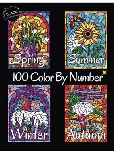 100 Color by number