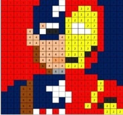 Клеточки Marvel DC