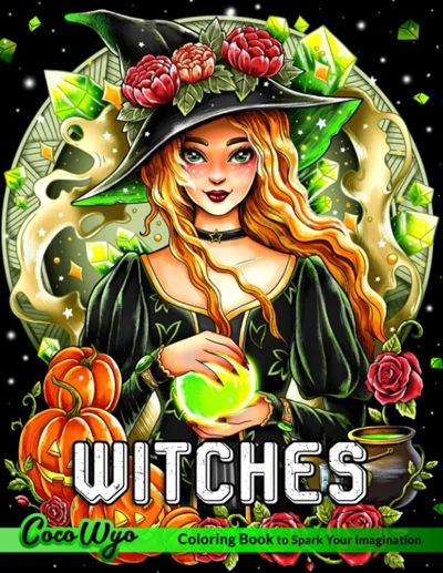 Witches Coloring Book