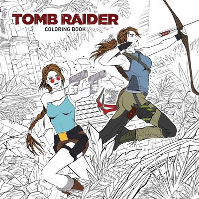 Tomb Raider Adult Coloring Book