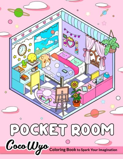 Pocket Room Coloring Book