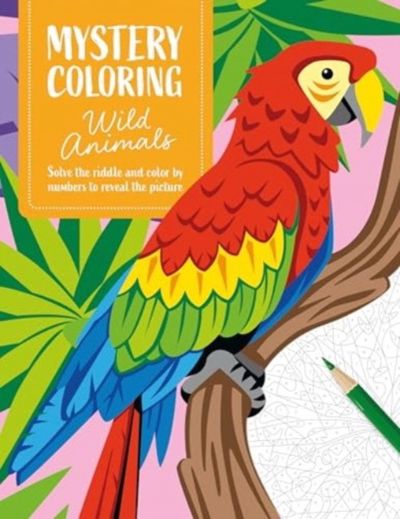Mystery coloring. Wild animals