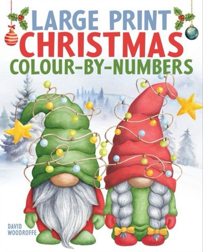 Large Print Christmas Colour-by-Numbers