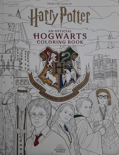 From the films of Harry Potter an official Hogwarts coloring book