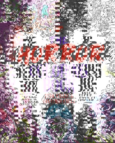 The horror coloring book