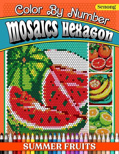 Mosaics Hexagon Summer Fruits