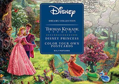 Раскраска-открытка Disney Dreams Collection - Принцессы Диснея