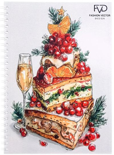 С Новым годом и Рождеством Еда