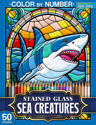 Sea Creatures Stained Glass