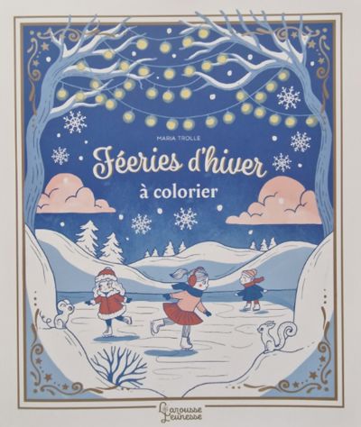 Feeries d'hiver a colorier
