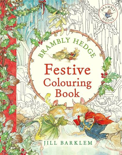Festive colouring book