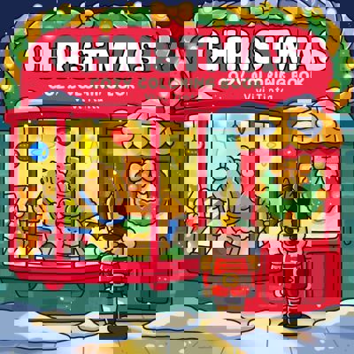 Christmas: Cozy Coloring Book