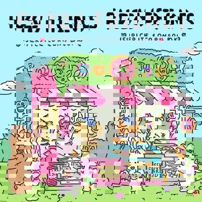 Fuzzy Friends: Super Cute Coloring Book