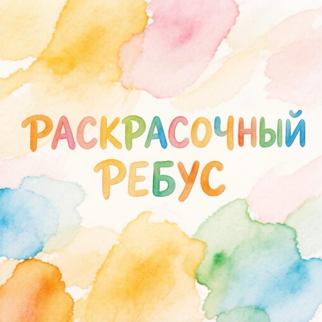 Раскрасочный ребус