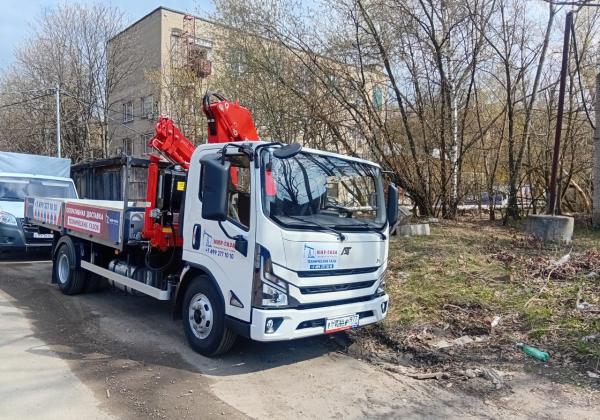 Аренда манипулятора стрела 3 т. 7,7м, 360 гр. оборот. борт 5т и 4,7м в Mocковcкoм регионе