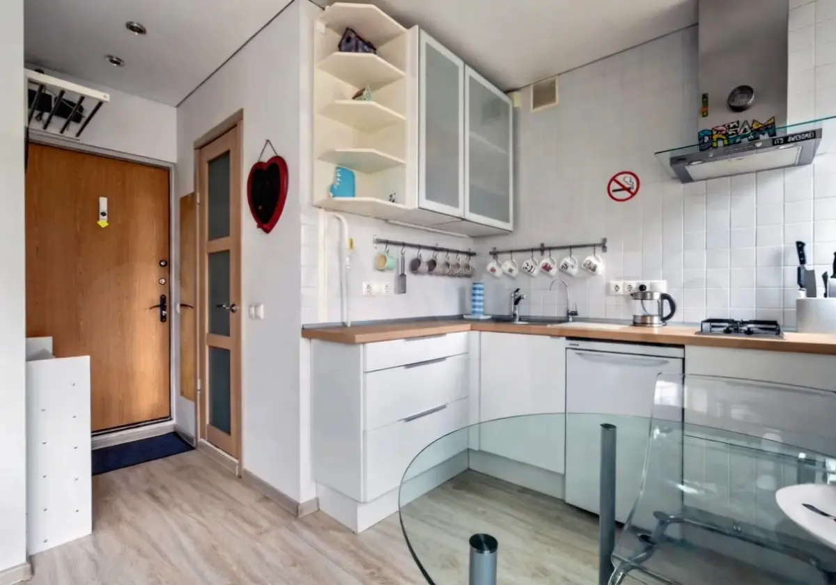 Квартира-студия, 25 м², 2 кровати