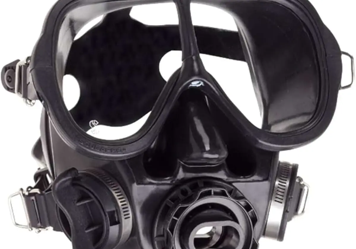 Маска для плавания и дайвинга N1 лого