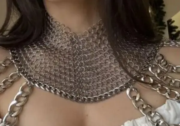 Кольчуга украшение на шею