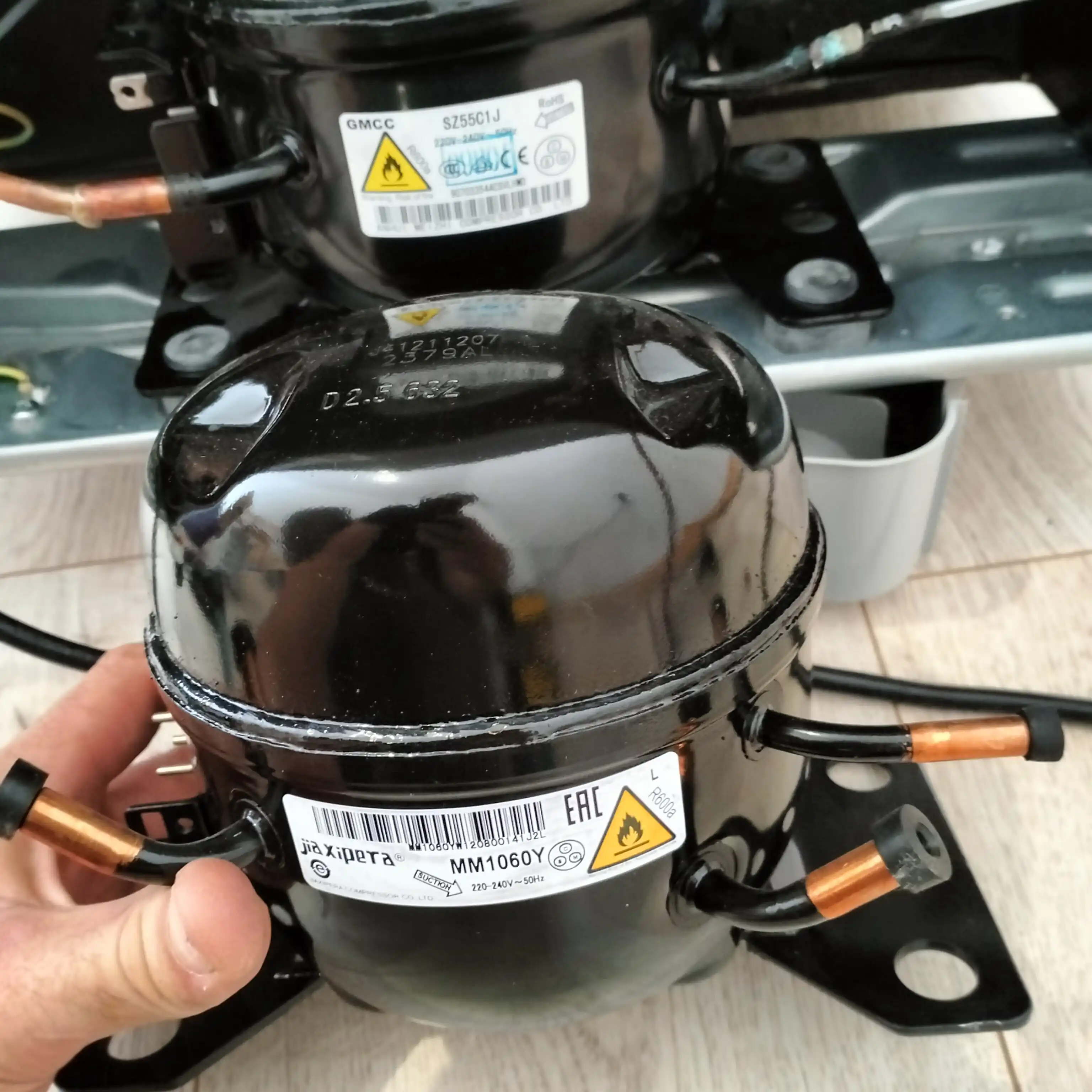 Новый компрессор Jiaxipera MM1060Y перед установкой