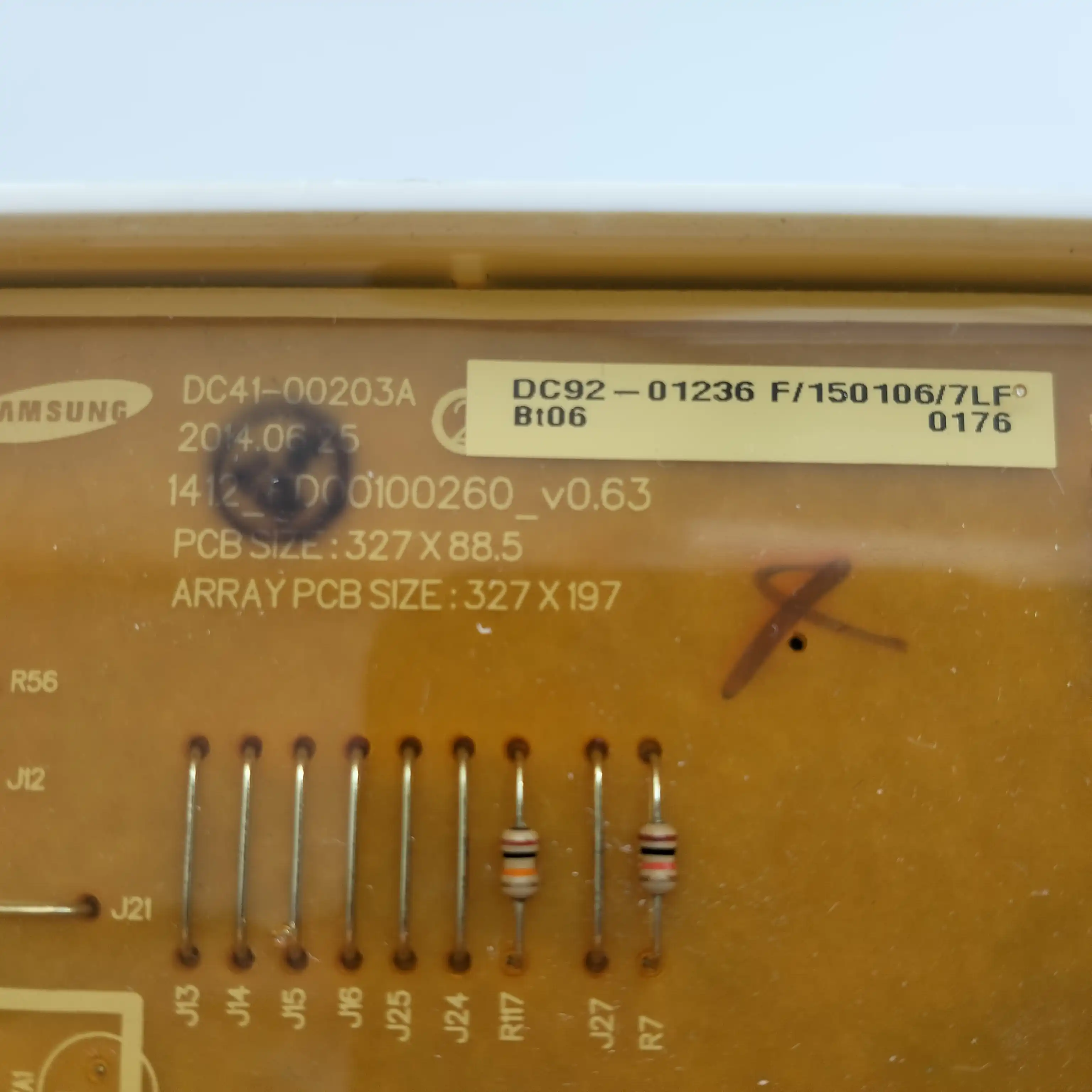 Маркировка платы Samsung DC41-00203A