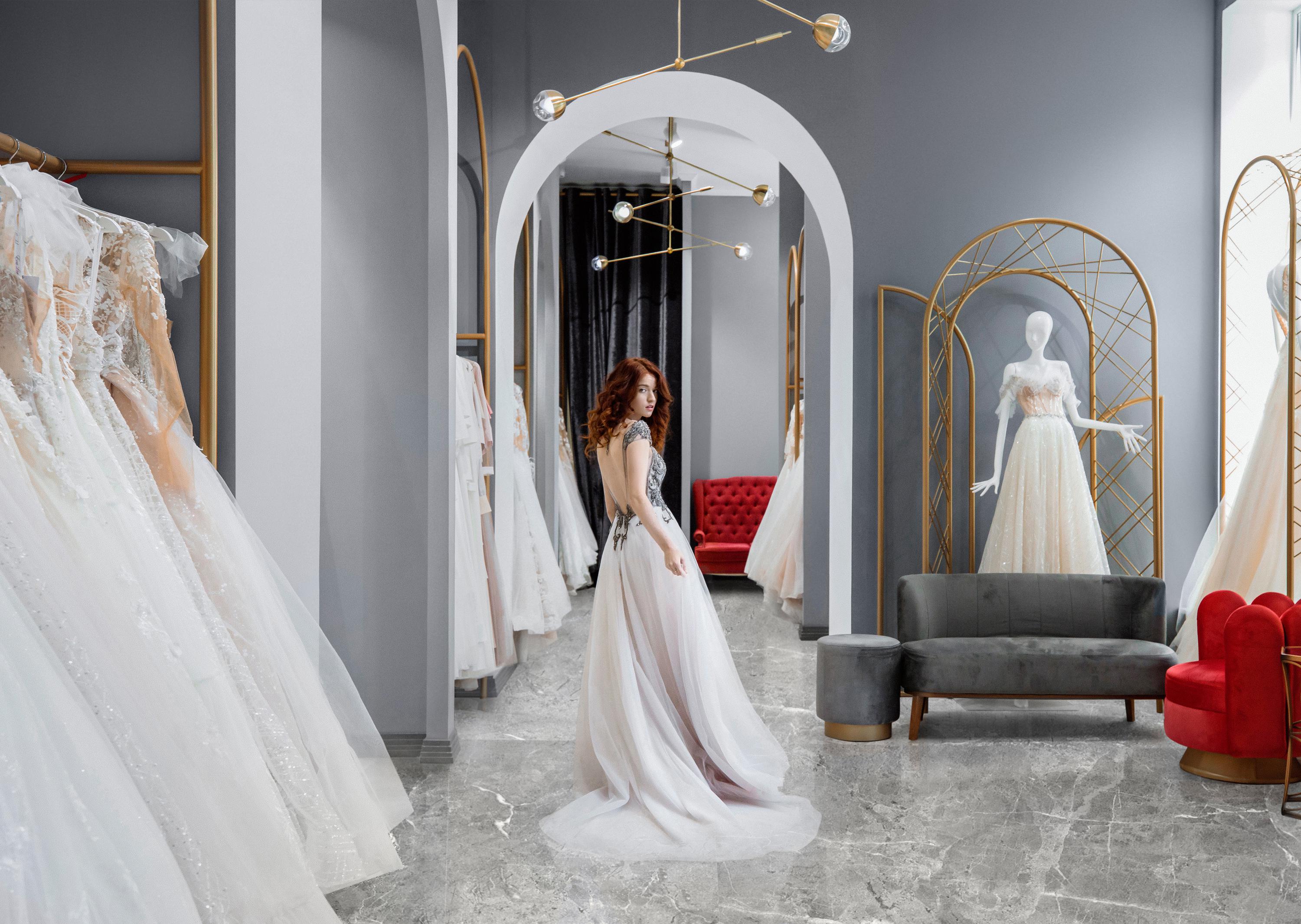 Удачный дизайн проект свадебного салона – половина успеха
