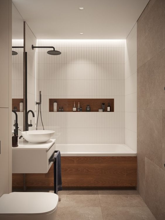 Фото № 10: 11 лучших отделочных материалов для ванной комнаты — 2024